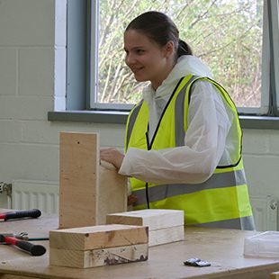YEAR 9 GIRLS TRY BRICKLAYING AND PLASTERING TO INSPIRE CAREERS IN CONSTRUCTION